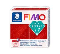 Fimo Effect Modelling Clay, Red Glimmer, 57 g