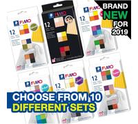 FIMO EFFECT/SOFT/PROFESSIONAL COLOUR PACKS 12 OR 24 BLOCKS