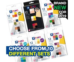 FIMO EFFECT/SOFT/PROFESSIONAL COLOUR PACKS 12 OR 24 BLOCKS