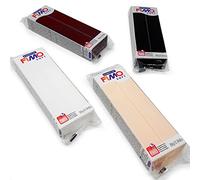 FIMO Soft 454g Polymer Modelling Clay - Oven Bake Clay - Warm Neutral Tones Set of 4
