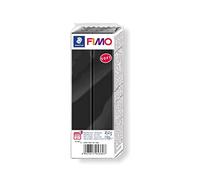 Fimo Soft Black Large 1 x 454g Block Eberhard Faber Oven Hardening Modelling Clay - Single Block