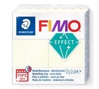 STAEDTLER 8010-041 FIMO Effect Oven-Hardening Polymer Modelling Clay - Nightglow (1 x 57g Block)