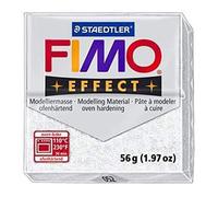 Fimo Soft Polymer Clay 2 Ounces - Glitter White