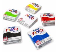 FIMO Soft Polymer Modelling Clay Starter Set of 6 x 57g Clays - Starter Colours