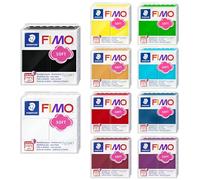 FIMO Soft Polymer Oven Bake Modelling Clay - 10 x 57g - Essentials Pack of 10