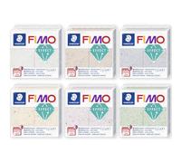 FIMO Soft Polymer Oven Bake Modelling Clay - 57g Blocks - Set of 6 - Botanical Colours