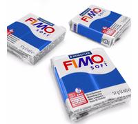 FIMO Soft Polymer Oven Modelling Clay - 57g - Set of 3 - Pacific Blue