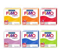 FIMO Soft Polymer Oven Modelling Clay 57g Set of 6 Colours Spring Tones