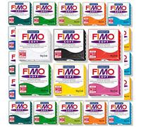 FIMO STARTER PACK 12 COLOUR MULTI-COLOUR PACK_ASSORTED BLOCKS_CREATIVE ARTS & CRAFTS by FIMO
