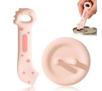 FIMWOLZ 2-Piece Can Opener and Sealer Combo - Includes Manual Tin Opener & Airtight Can Cover Lids for Food Preservation, Kitchen Utensils, Gadgets & Accessories