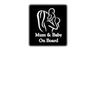 FIMWOLZ Baby On Board Feet High Visibility From A Long Distance Baby On Board Sticker Car For All Vehicle Types 3 Pieces