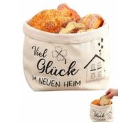 FIMWOLZ Bread Basket Housewarming Gift Pack of 1, Clover Leaf Pattern, Heat Retaining & Stable • Bread and Salt Gift for New Homes, Symbolises Harmony & Makes a Cosy Housewarming