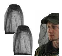 FIMWOLZ High Quality Mosquito Net Mosquito Repellent Ultra Fine Mesh Fly and Insect Protection Midges Head Net Suitable for Camping Fishing Gardening Suitable for All Hats