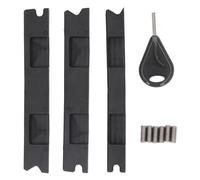 Fin Box Converter Professional Plastic Surfboard Fin Plug Adapter with Fin Key Screws for Future 3pcs