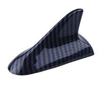 Fin Roof Car Aerial Carbon Fiber Look Decorative Shark Fin Antenna Universal Modeling Decorating Parts No Function Dummy Aerial Car Accessories
