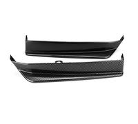 Fin Splitter Lip 2x Car Rear Bumper Lip Aprons Spats Splitters Diffuser Fit For Subaru Fit For Impreza Fit For WRX STI 2015-2019 Car Front Spoilers(Carbon Look)