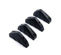 Fin Splitter Lip 4pcs Universal Carbon Fiber Car Modified Rear Bumper Diffuser Spoiler ABS Rear Bumper Lip Diffuser Anti-collision Car Front Spoilers(F)