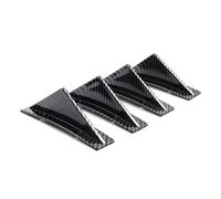 Fin Splitter Lip 4pcs Universal Carbon Fiber Car Modified Rear Bumper Diffuser Spoiler ABS Rear Bumper Lip Diffuser Anti-collision Car Front Spoilers(G)