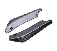 Fin Splitter Lip Fit For BMW F30 F31 F32 F33 F22 Car Accessories 40CM Rear Bumper Splitter Side Spoiler Canards Car Front Spoilers(Carbon Fiber Look)