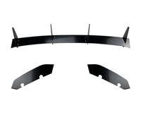 Fin Splitter Lip Fit For Seat Leon 3 MK3 2013 To 2016 4 Fins Rear Bumper Lip Body Kits Diffuser Spoiler Splitter Car Front Spoilers