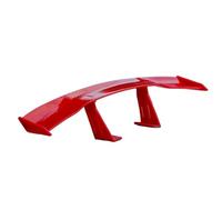 Fin Splitter Lip For GT Style Small Rear Trunk Spoiler Wing Car Boot Mini Auto Accessories Universal Car Front Spoilers(Small red)