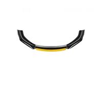Fin Splitter Lip For Universal Cars 3-Piece Front Lip Splitter ABS Material Direct Fit Bumper Protection Side Corner Guard Car Front Spoilers(Yellow)
