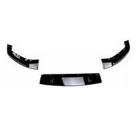 Fin Splitter Lip Front Bumper Lip Spoiler Splitter Diffuser Cover Fit For BMW 5 Series G30 G31 M-Sport 525i 530i 2017-2020 Car Front Spoilers(Gloss Black B)