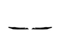 Fin Splitter Lip Front Bumper Lip Spoiler Splitters Canards Vents Fit For Benz W176 A200 A250 A45 Fit For AMG Hatchback Sport 2016-2018 Car Front Spoilers(Model 3)