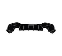 Fin Splitter Lip Rear Bumper Diffuser Lip With Light Fit For BMW 1 Series LCI Fit For M Fit For Sport F20 F21 M135i M140i 2015-2019 Car Front Spoilers(Dual side with O)