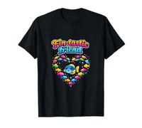 Fin-Tastic Friend Cute Fish Heart Rainbow Pun Design T-Shirt
