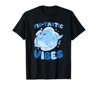 Fin-Tastic Vibes Dolphin Kawaii Cute Funny T-Shirt