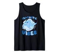 Fin-Tastic Vibes Dolphin Kawaii Cute Funny Tank Top