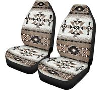 Finagallathe Aztec Seat Covers for Cars Front Seats, Universal Fit Car Seat Covers for Women 2 Front Set, Auto Interior Accessories for Truck Sedan SUV