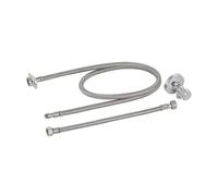 Water connection kit for Geberit concealed cisterns 8 cm / 12 cm Grey Metal
