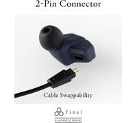 final A4000 In-Ear Monitor IEM f-Core DU High-Resolution 2-Pin Detachable