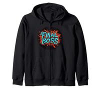 Final Boss Stamp Costume Zip Hoodie