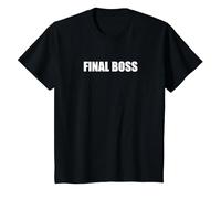 Final Boss T-Shirt, Kids, Black, 2 Years