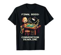 Final Build Stage | Cosplay Pixel Art Tribute T-Shirt