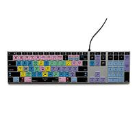 Final Cut Pro Backlit Pro Aluminum Keyboard - macOS - US - 150+ Shortcuts, Color-Coded, Backlit for Enhanced Visibility, Boosts Editing Speed by 40%, Designed for Final Cut Pro X