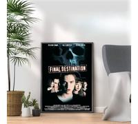 Final Destination, Horror Movie Print, Scary Thriller Film Poster, A4 and A3 Size Frame Options Available,Great Home, Pub, Café, Bar Wall Art Print, House gift for horror lovers (A3 Print Only)