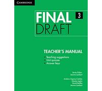 Final Draft Level 3 – Teacher's Manual – Cambridge University Press