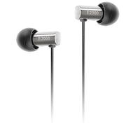 final E2000 In-Ear Isolating Earphones, High-Fidelity Sound, Noise-Isolating Design, Comfortable Fit, Durable Construction, Aluminium Housing, Swing-Fit Eartips - Silver Aluminium
