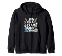 Final Exam Stress Study Humor Design Zip Hoodie