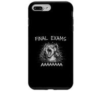 FINAL EXAMS Funny Student Exam Humor Screaming Opossum Case for iPhone 7 Plus/8 Plus