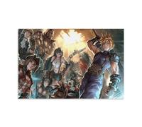 Final Fantasy 7 Canvas Wall Decor Poster for Living Room Bedroom Modern Bedroom Decor 20x30cm