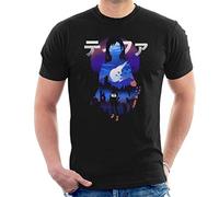 Final Fantasy 7 Tifa Lockhart Midnight Kanji Men's T-Shirt Black