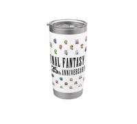 Final Fantasy Anniversary Collection FFIV Pixel Characters Stainless Steel Insulated Tumbler