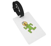 Final Fantasy Cactus Platinum (1) Marker, Name Tag, Popular, Stylish, Boarding Luggage Tag, Convenient, Suitcase Tag, Travel Accessories, Anti-Lost, Luggage Tag, Name Plate, Goods, Address / Phone