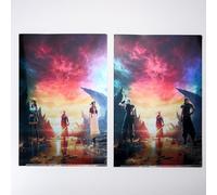 Final Fantasy VII Rebirth set 2 pochettes transparentes
