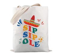 Final Fiesta Tote Bag Sip Sip Ole Tote Bag Mexico Bachelorette Tote Bag Bachelorette Party Gift (Sip Sip Ole TOTE)